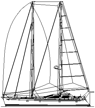 Dix 61 sail plan